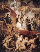 Peter Paul Rubens The Landing of Marie de'Medici at Marseilles oil